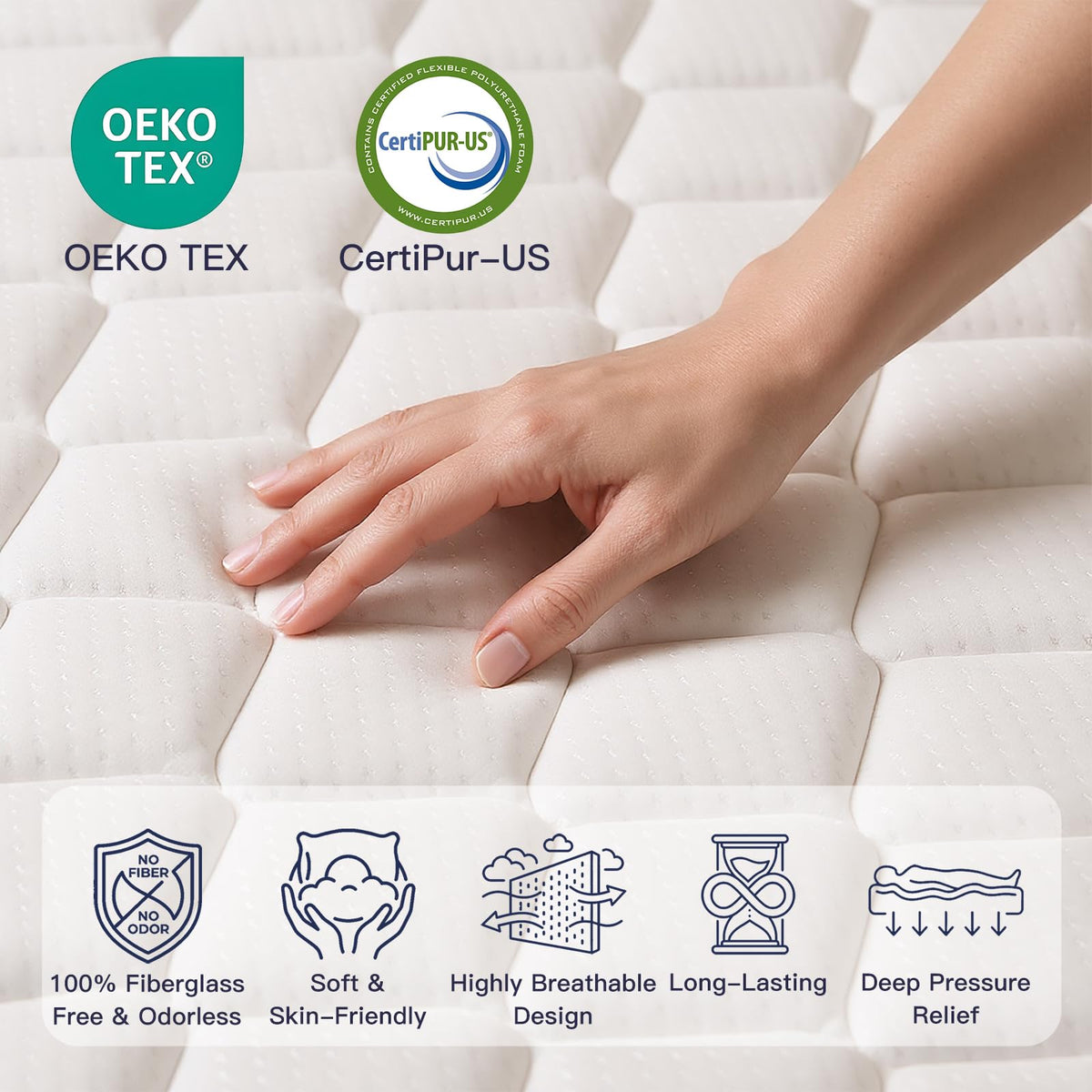 6 Inch Twin Mattress with Bonnell Spring U459