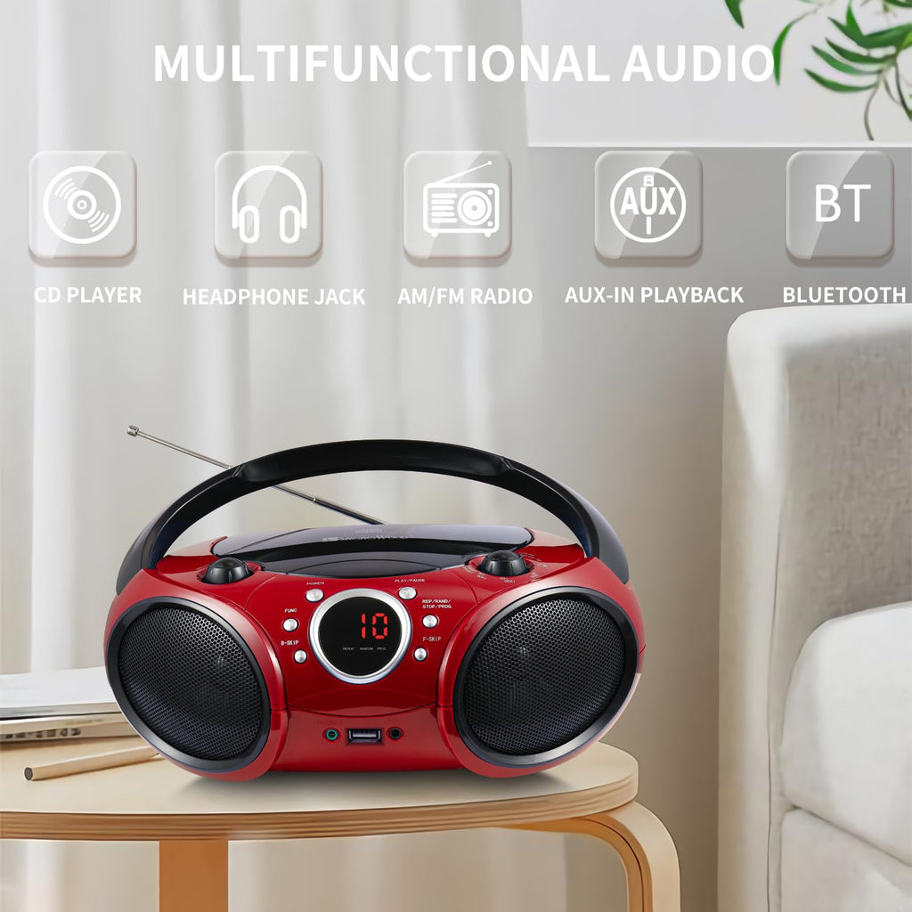Portable CD Player Boombox Q669