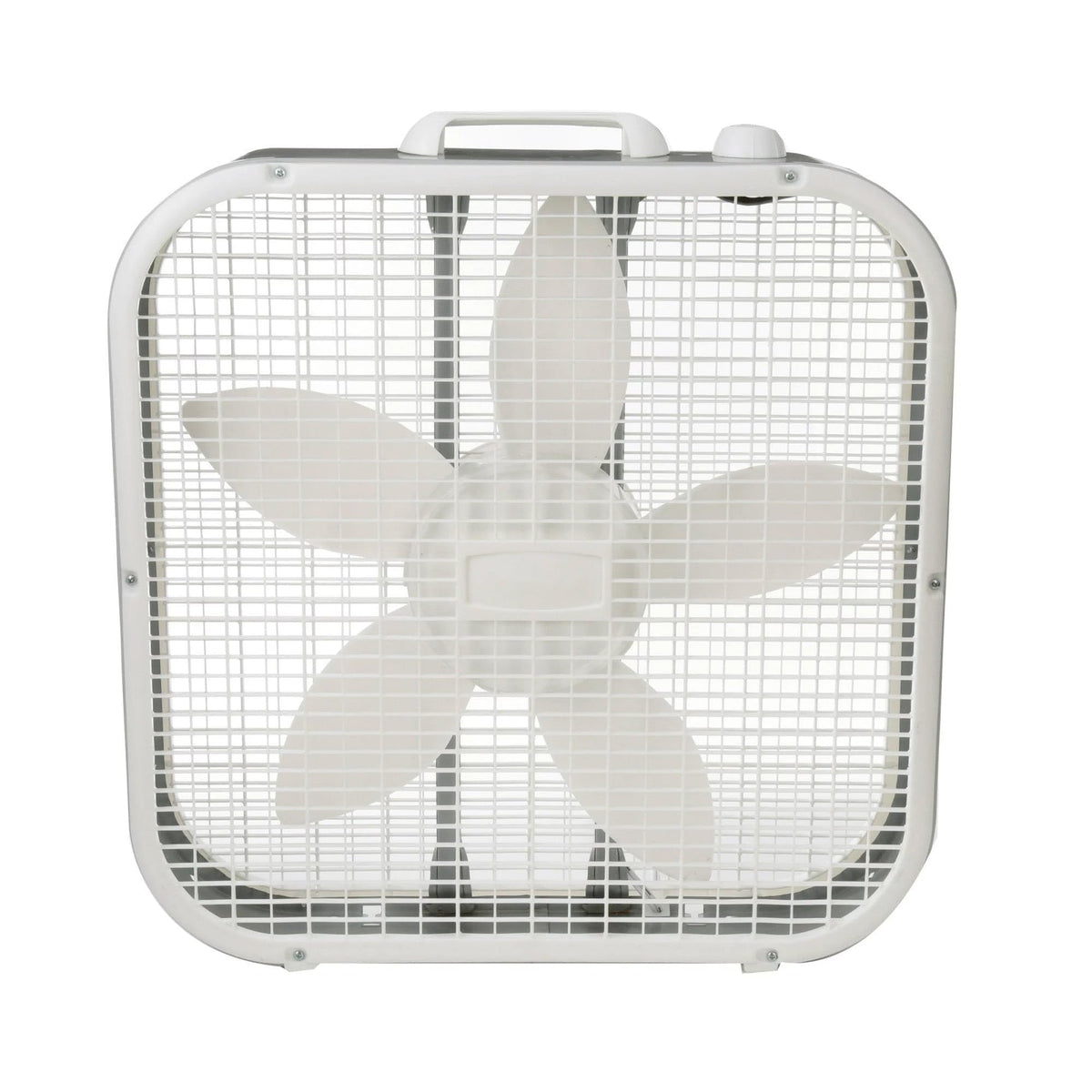 20 Inch White Box Fan 3 Speed X556