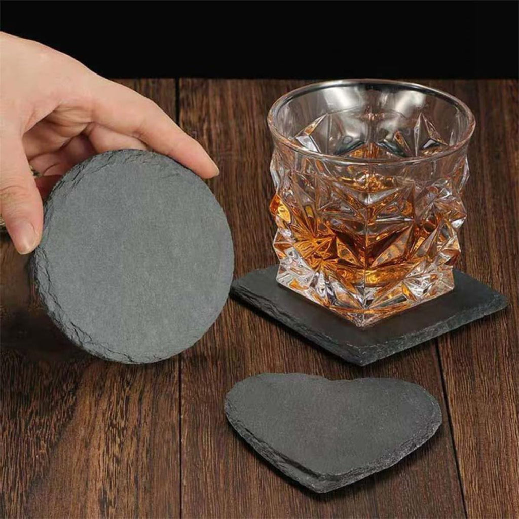 Natural Stone Drink Coasters Set D5799