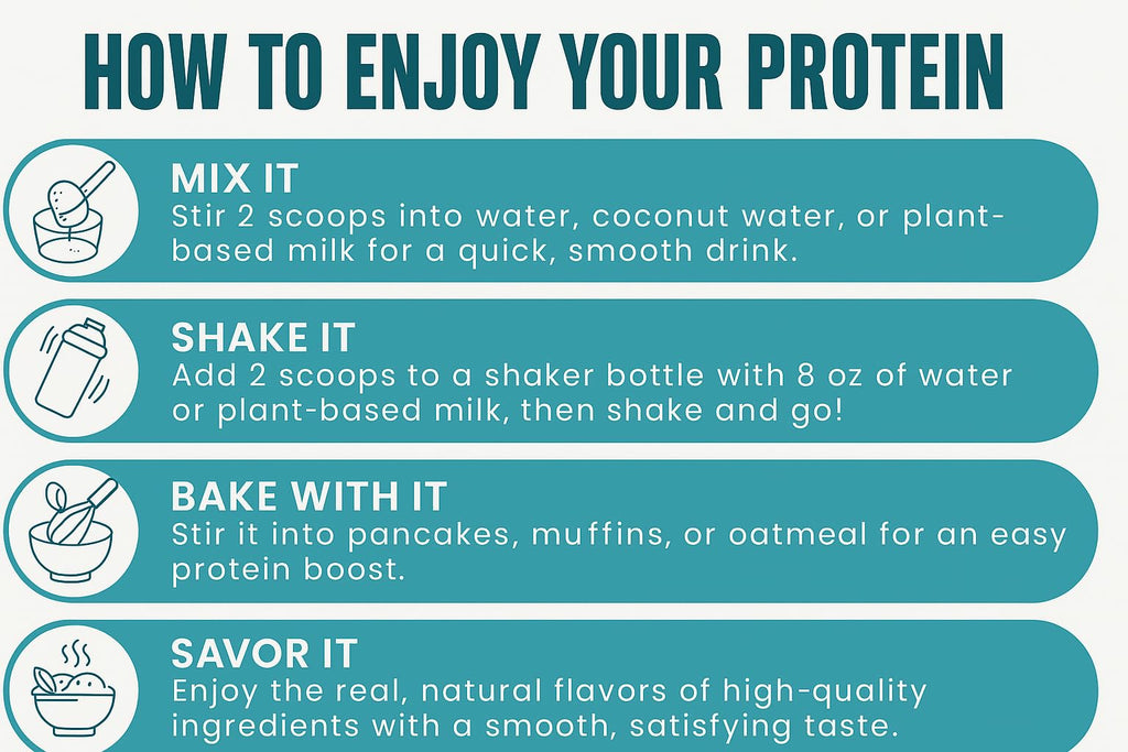 Organic Vegan Vanilla Pea Protein Powder F796