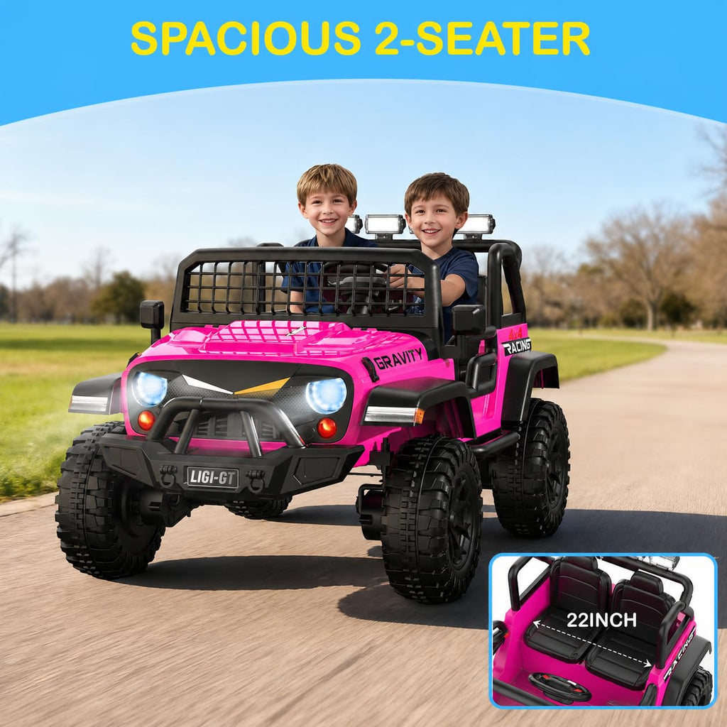 24V 2 Seater 4WD Ride On Car D975