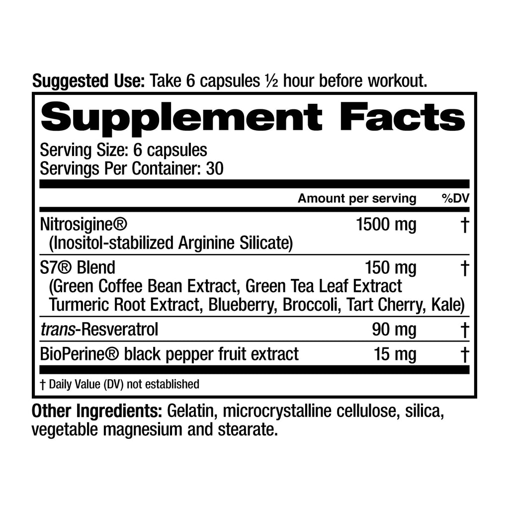 Nitric Oxide Supplements (1-Pack) M4034