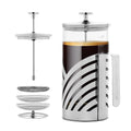 French Press Coffee Maker 34oz with 4 Filters X19989