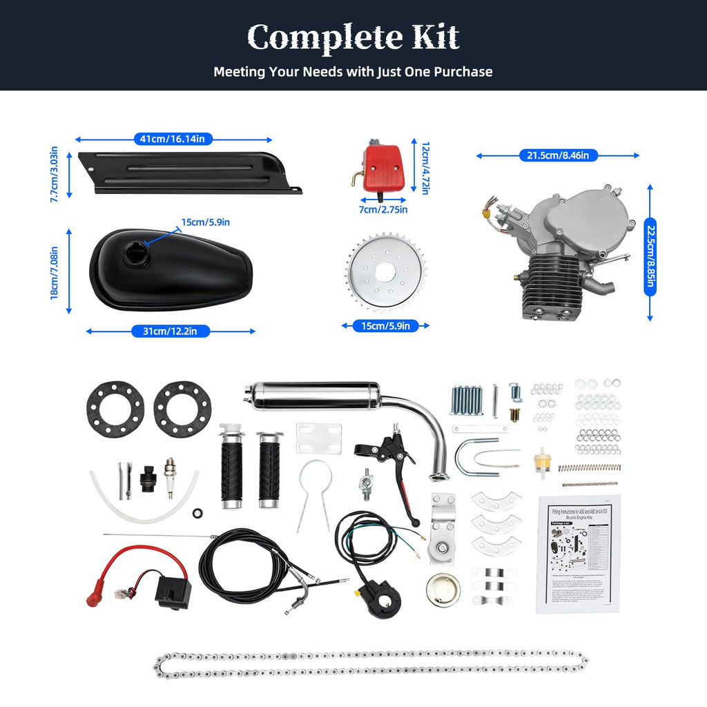 2-Stroke 100cc Bicycle Engine Kit O822693