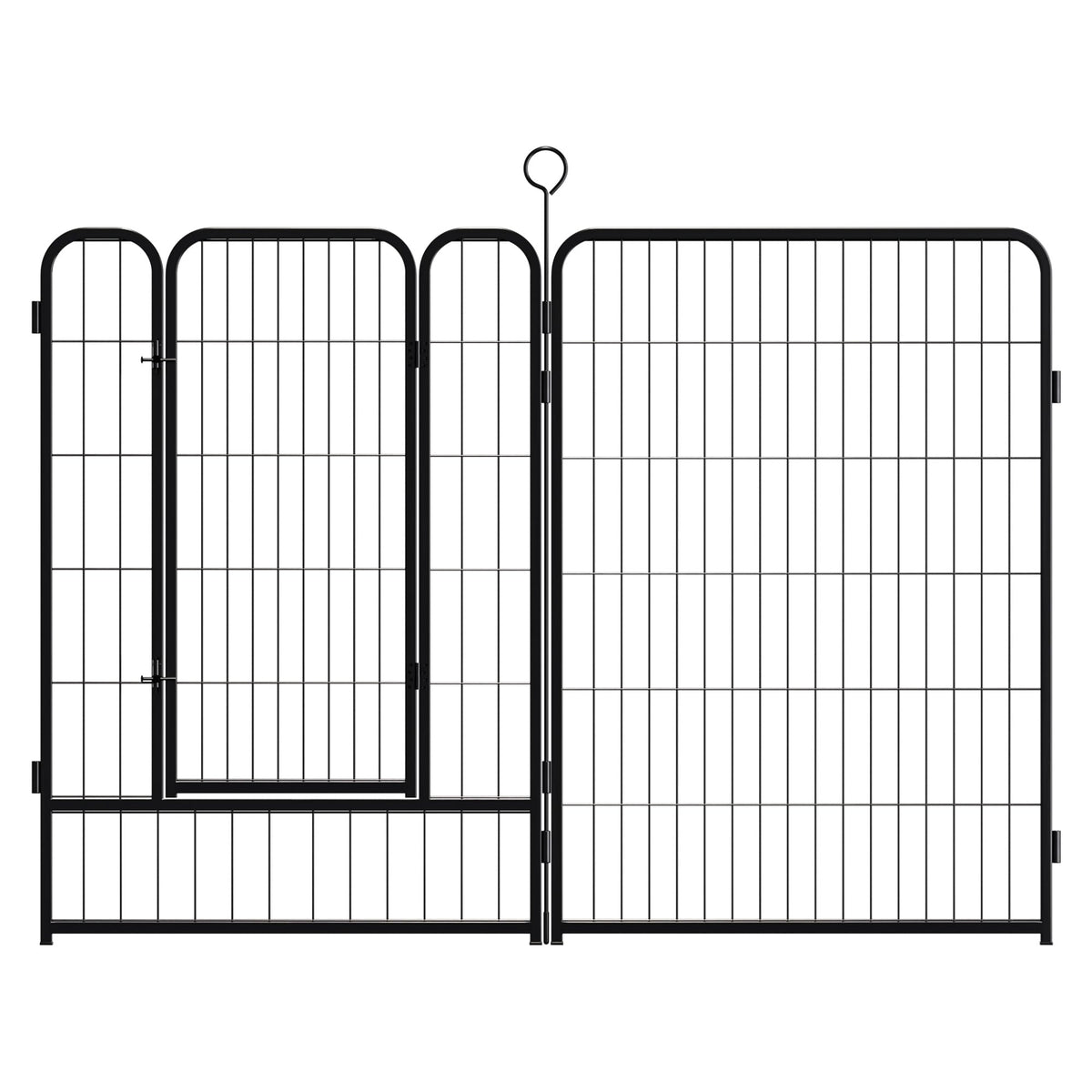 Heavy-Duty Iron Exercise-Pen System Portable Yard Camping Kennel Alternative F442