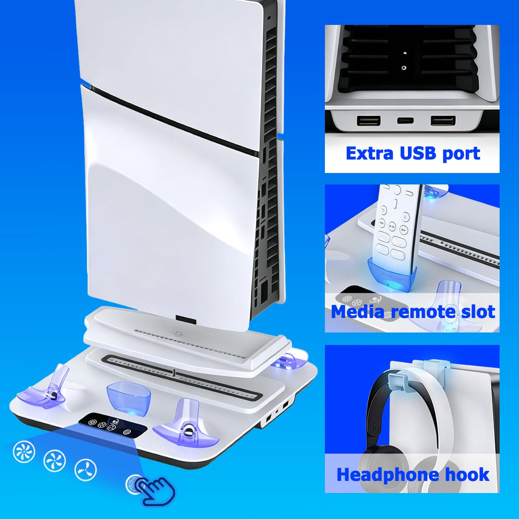 PS5 Cooling Station with Controller & PS VR2 Charger X753201