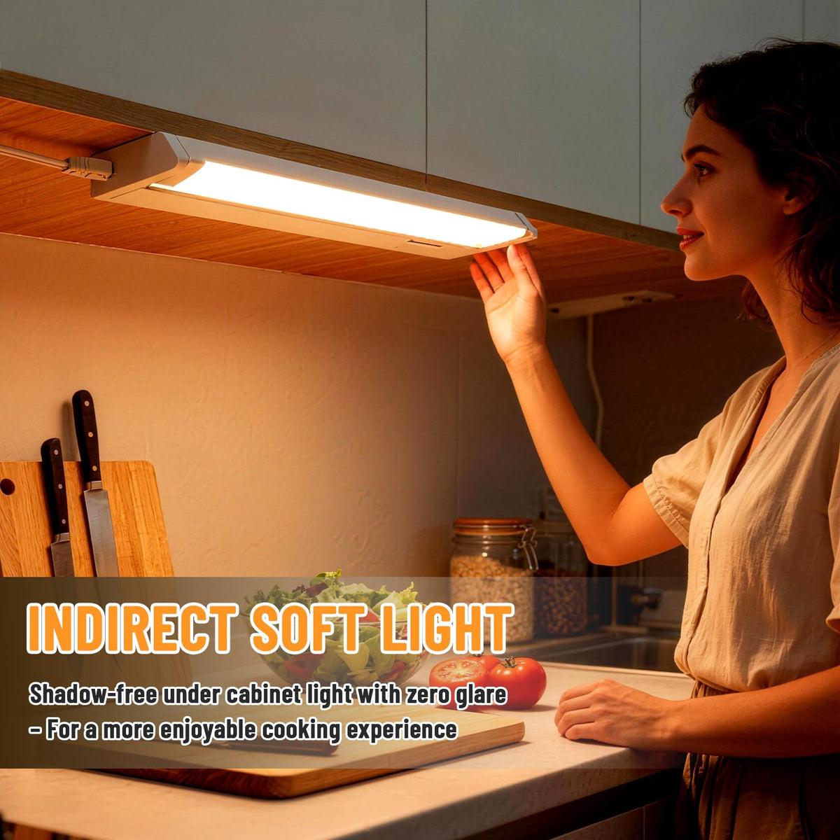 24" 4Pack Swivel Under Cabinet Lighting T681