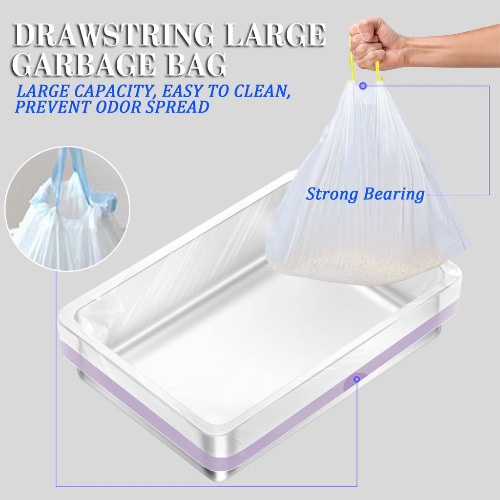 XL Stainless Steel Sifting Cat Litter Box with Scoop G380239