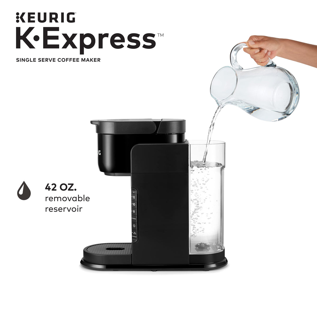 Black Single Serve K-Cup Pod Coffee Maker A812745
