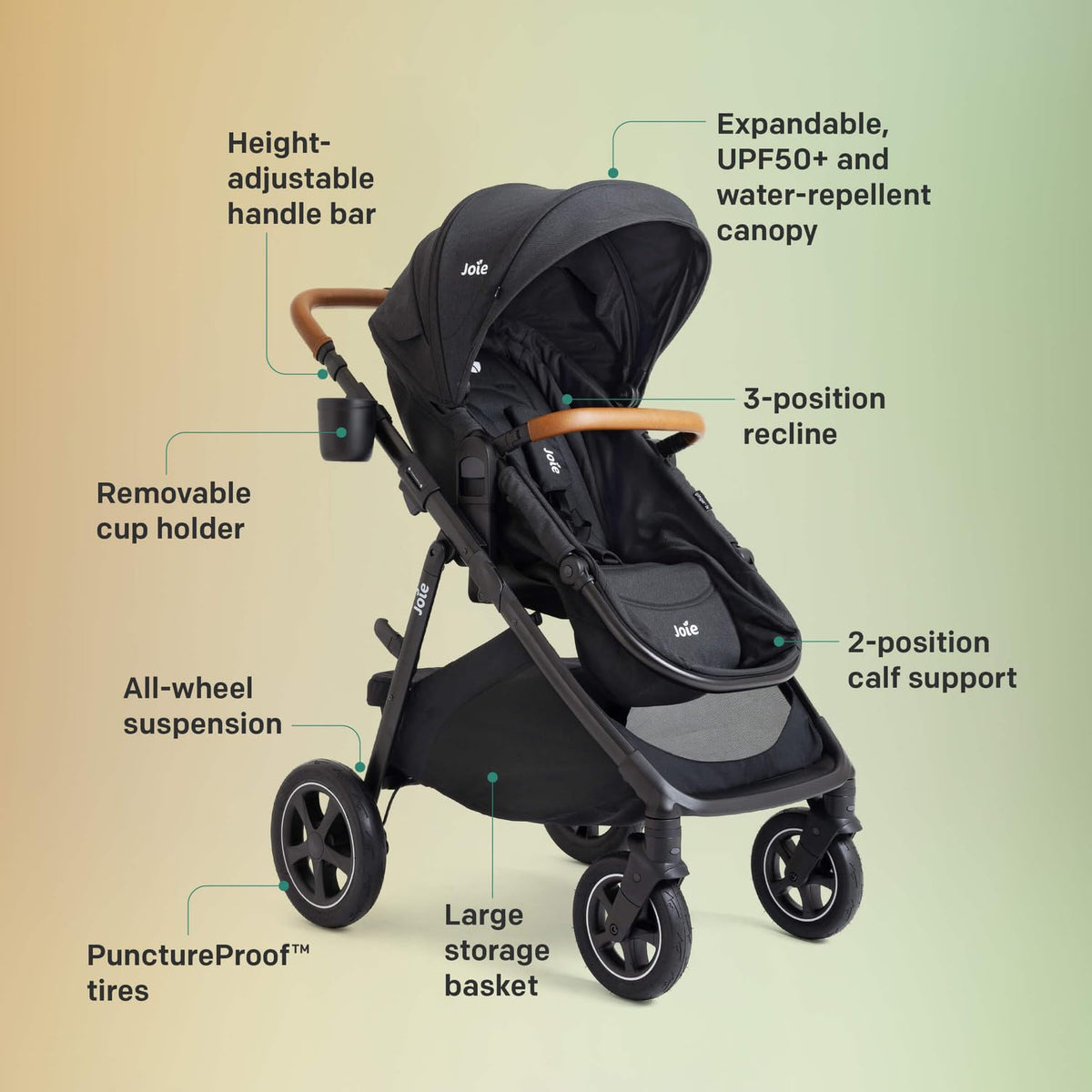 4-in-1 Stroller & Car Seat Travel System Y7088