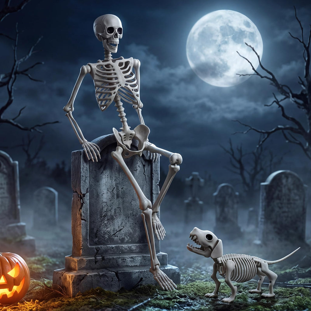 5.4FT Posable Skeleton O8919