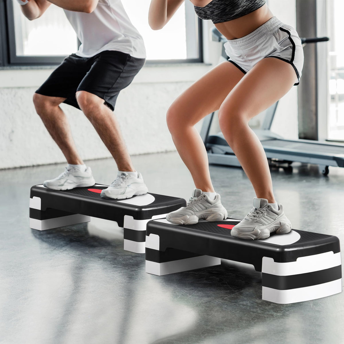 30'' Adjustable Non-Slip Aerobics Stepper Q473602