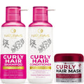 Curly Hair Shampoo and Conditioner Set and Mask U86656