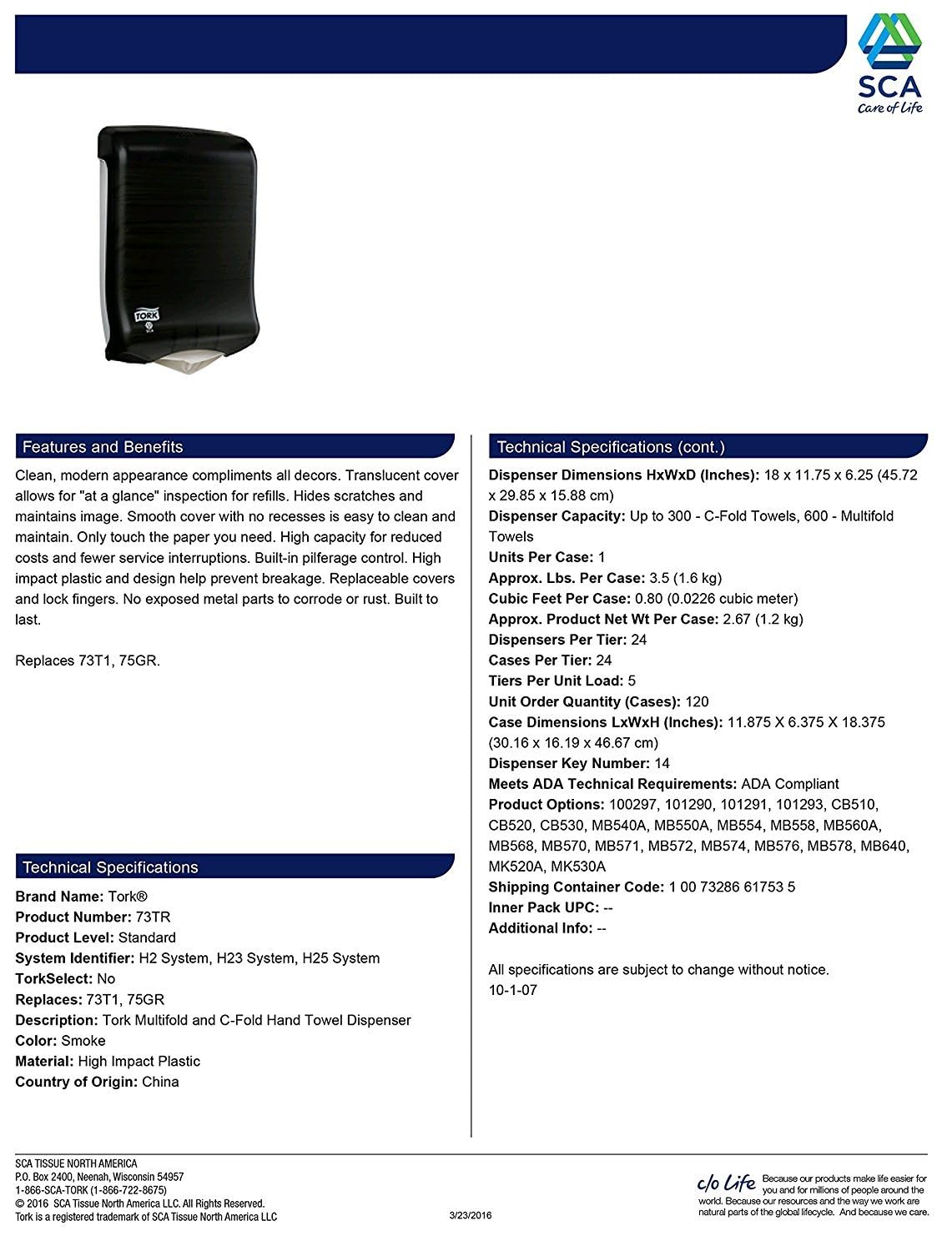 Multifold Hand Towel Dispenser V492