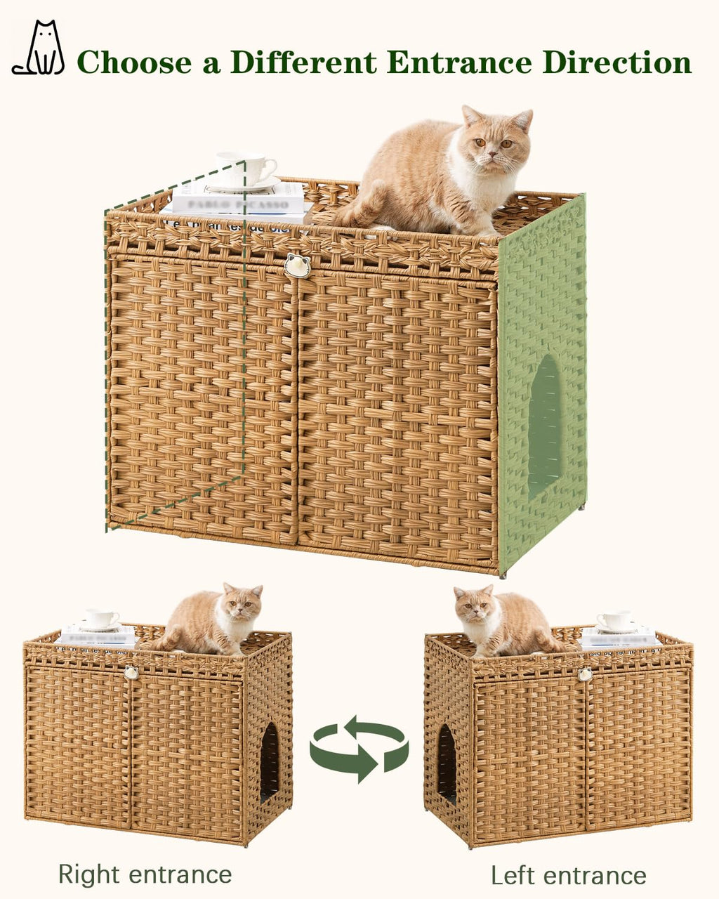 Cat Litter Box Enclosure S355507