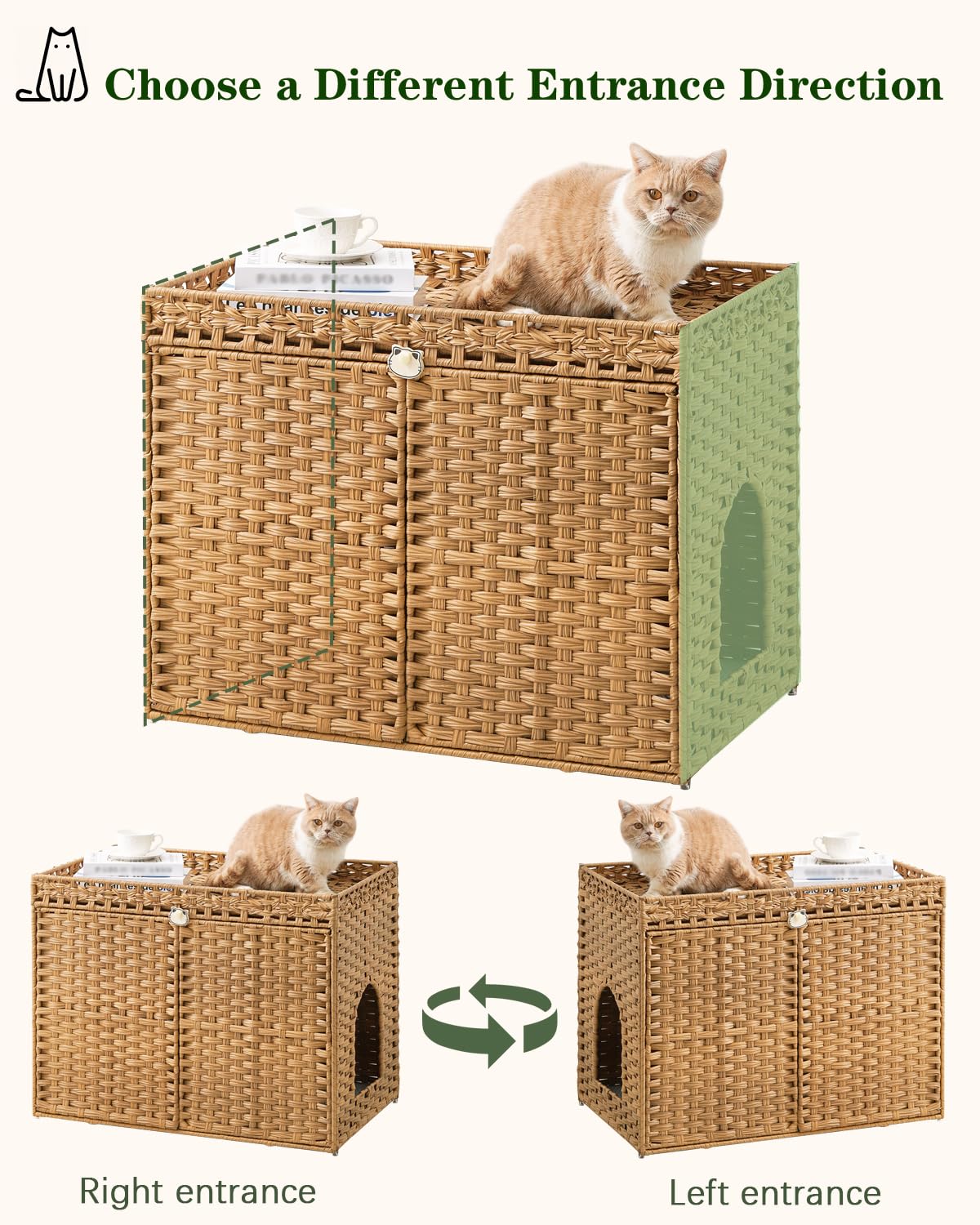 Cat Litter Box Enclosure S355507