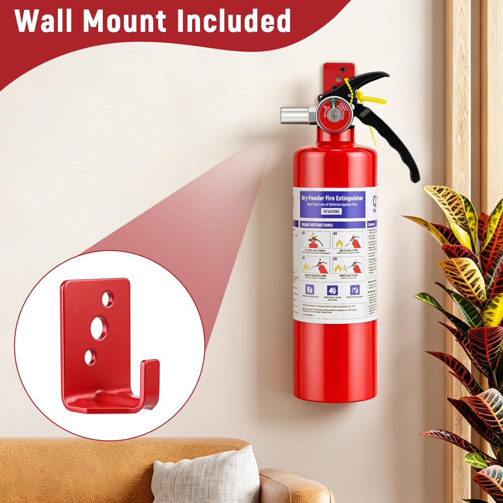 2 Pack 2.5LB ABC Dry Powder Fire Extinguisher V35733