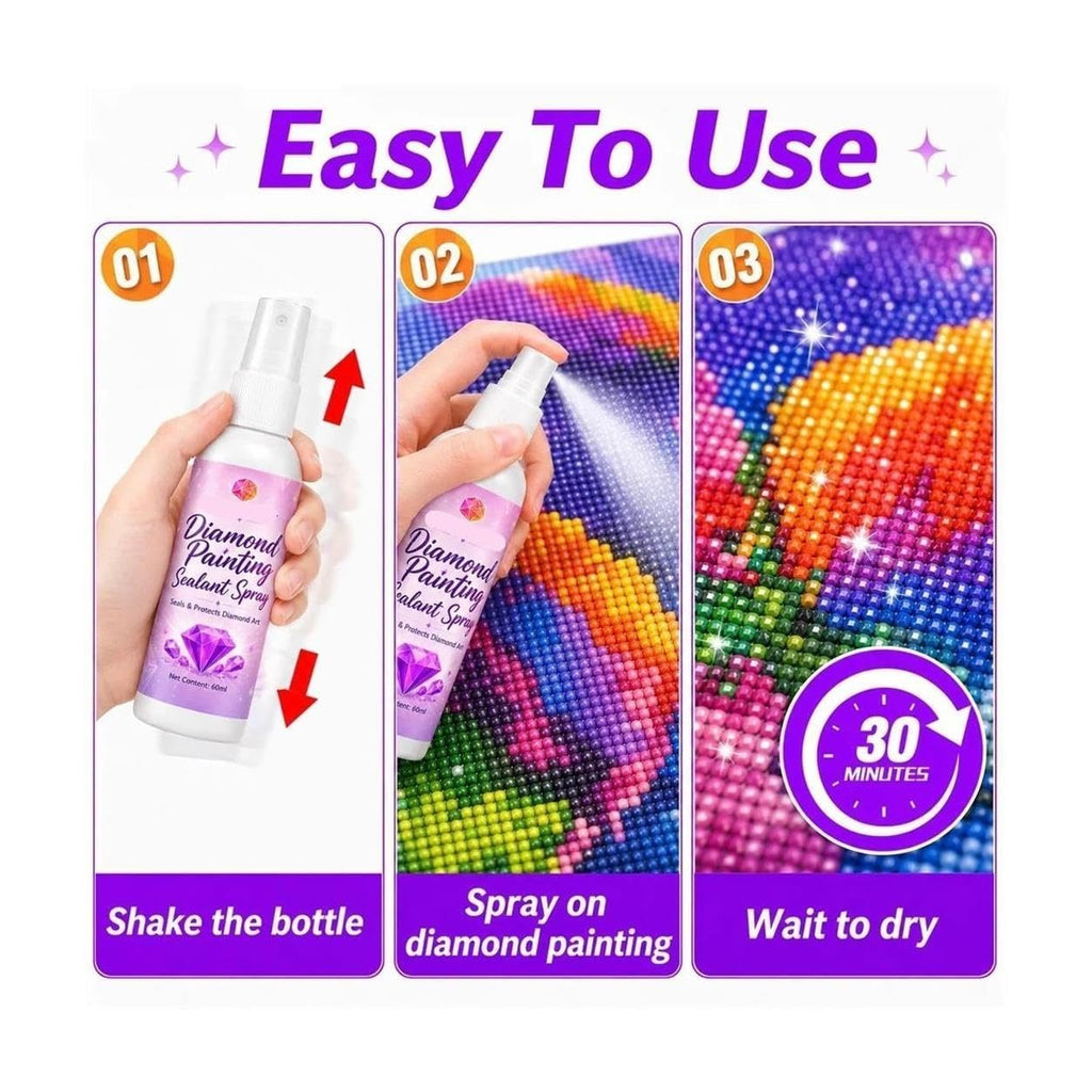 Diamond Painting Sealant Spray 4 Pack L1371