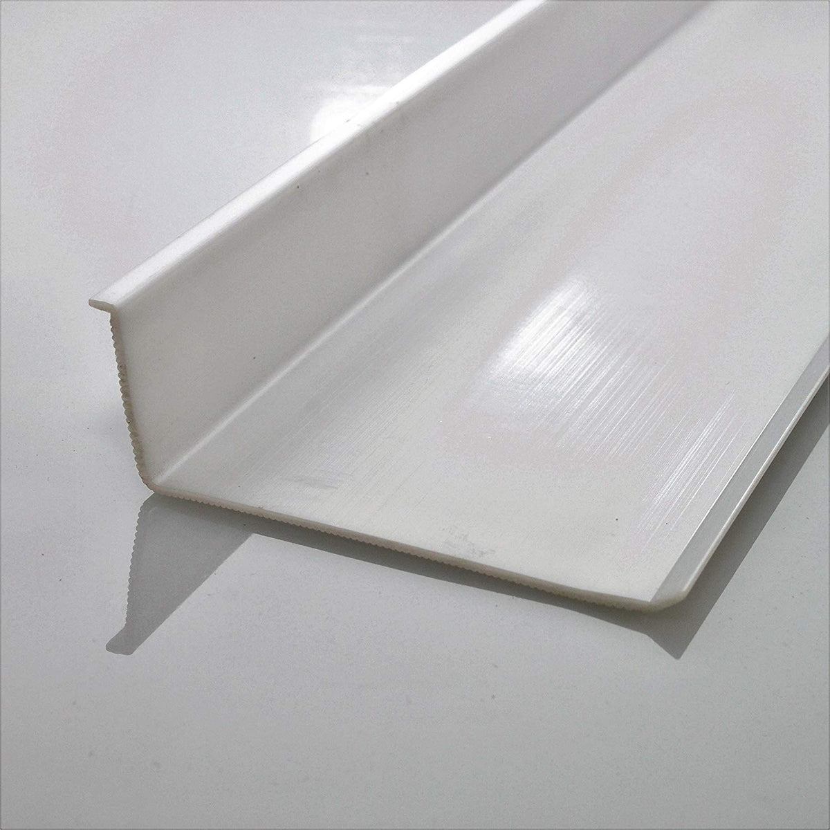 White Ribbed Acrylic Diffuser (L-Shaped, 24") V157
