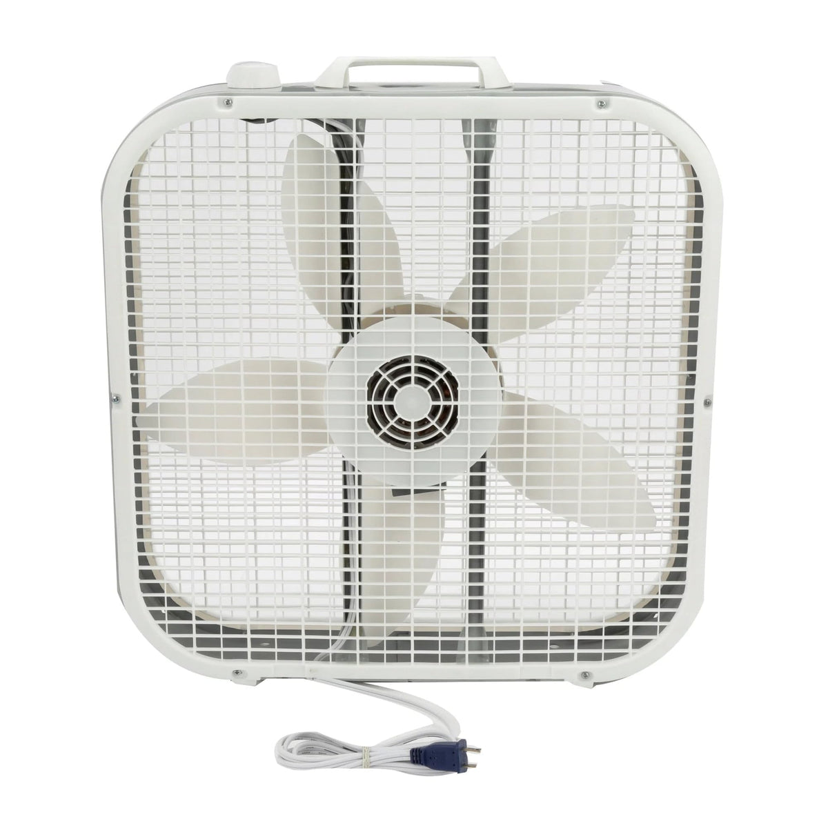 20 Inch White Box Fan 3 Speed X556