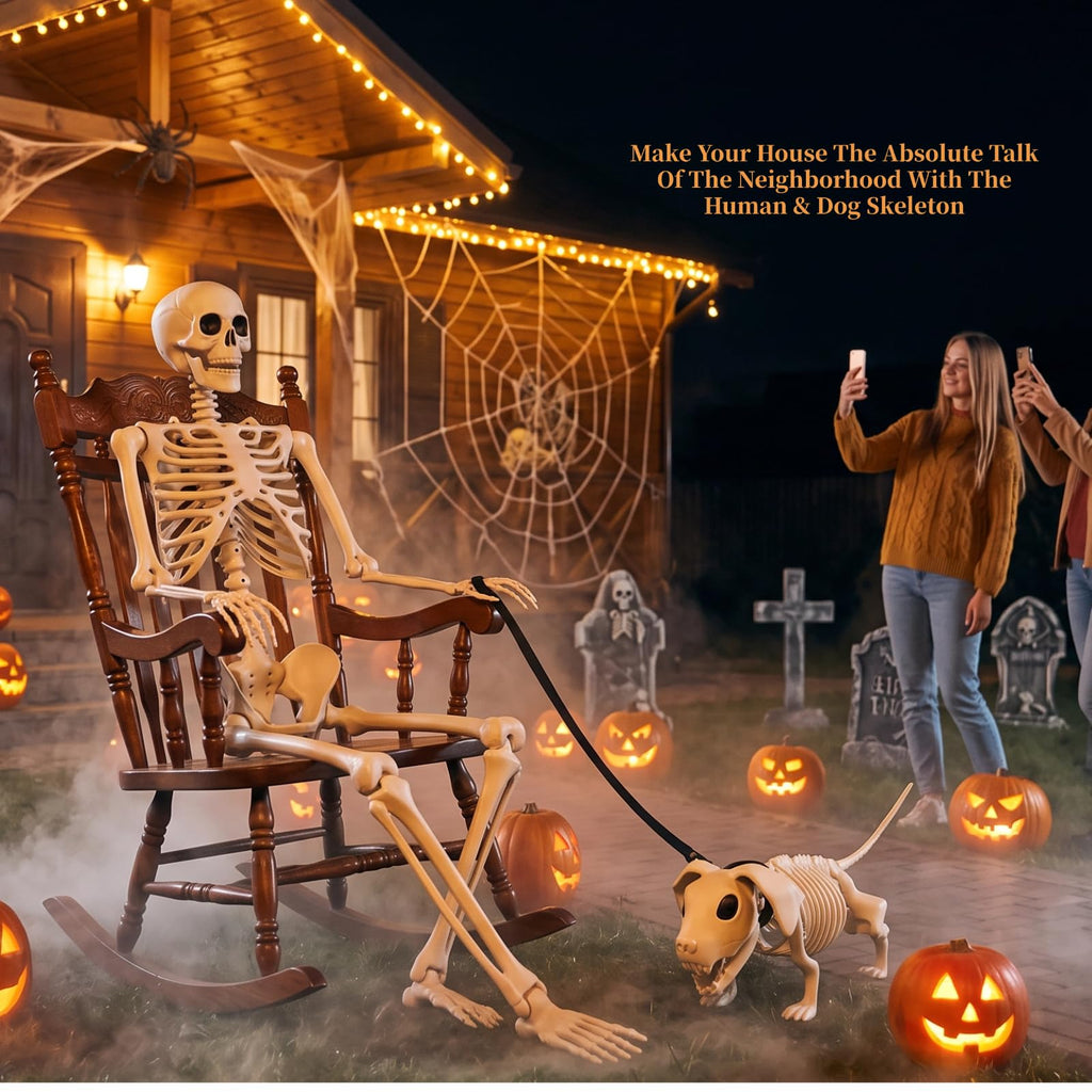 5.4FT Posable Skeleton O8919