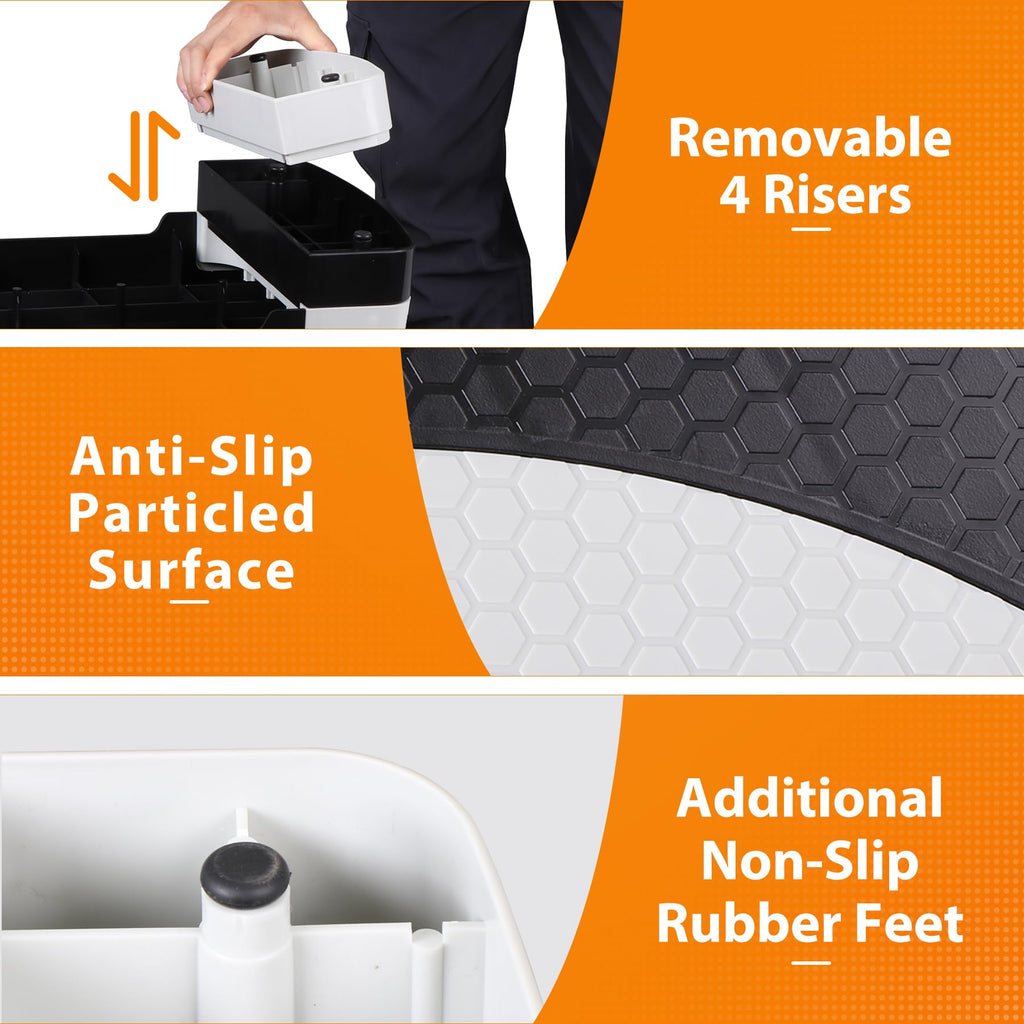 30'' Adjustable Non-Slip Aerobics Stepper Q473602