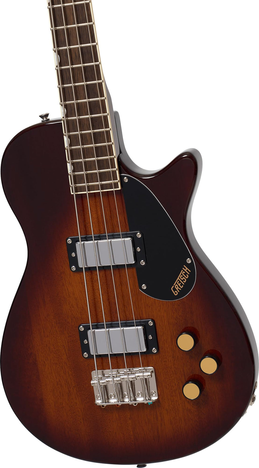 Havana Burst Short-Scale Electric Bass Guitar V2571