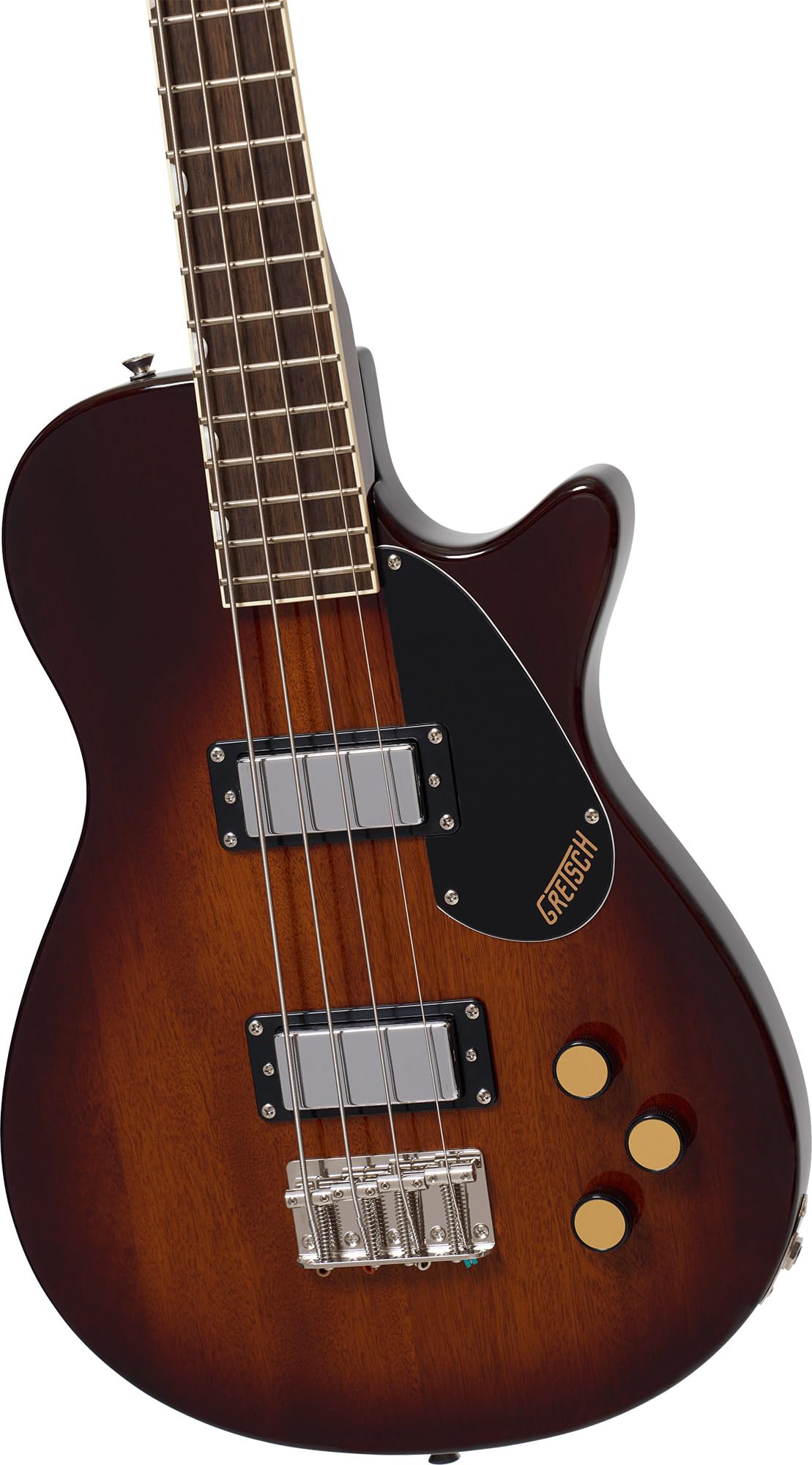 Havana Burst Short-Scale Electric Bass Guitar V2571