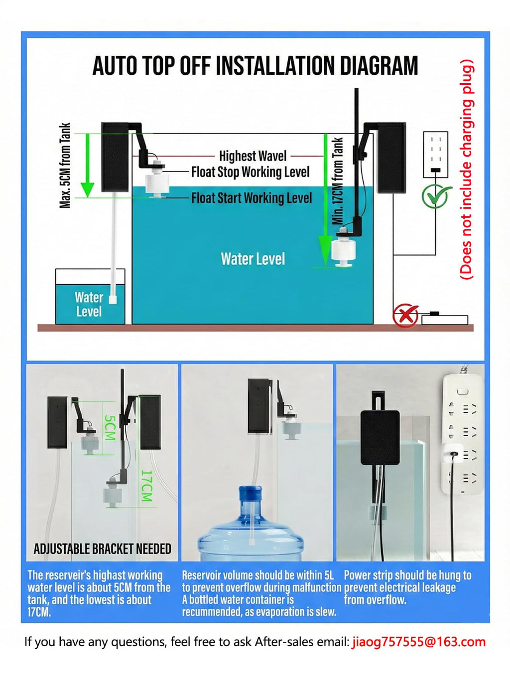 Auto Top Off System with Float Sensor Y5940