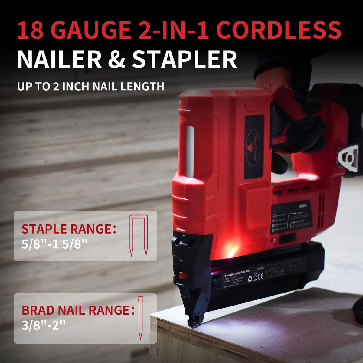 18G Cordless Brad Nailer C9318