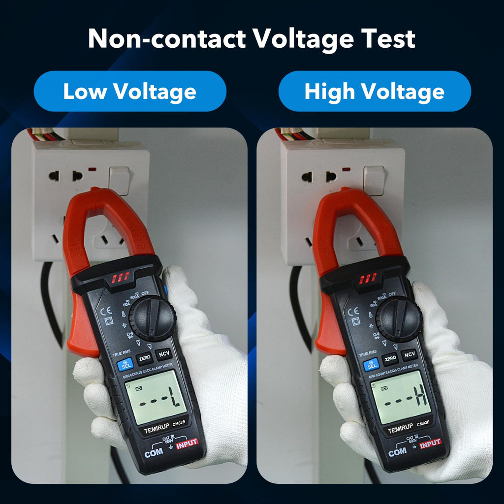 6000 Counts 600A TRMS Digital Clamp Meter D73946