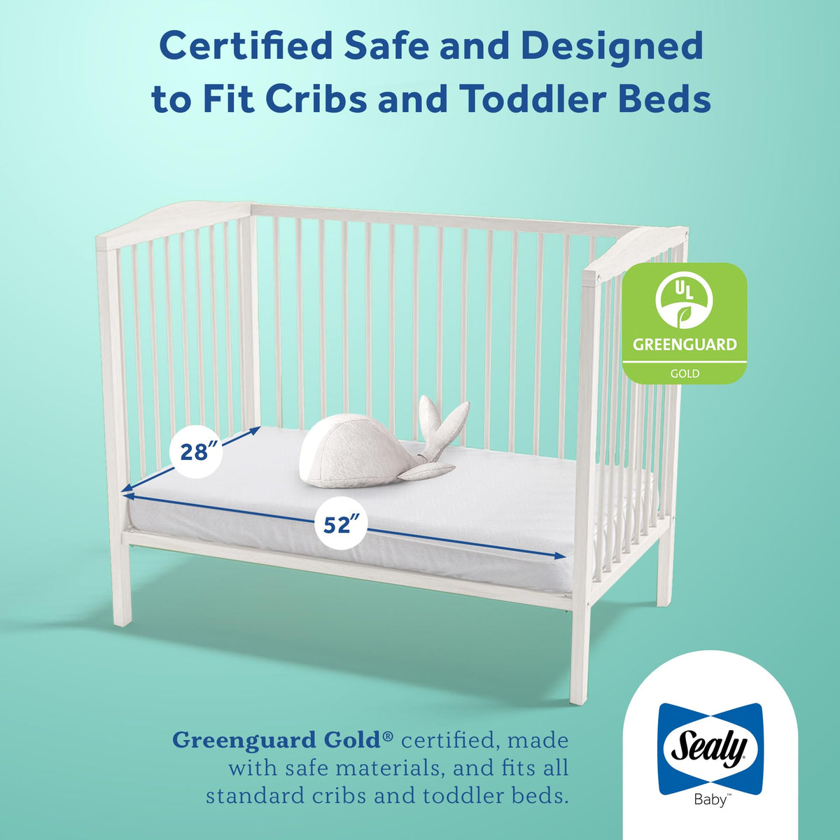 Waterproof Crib Mattress R17075