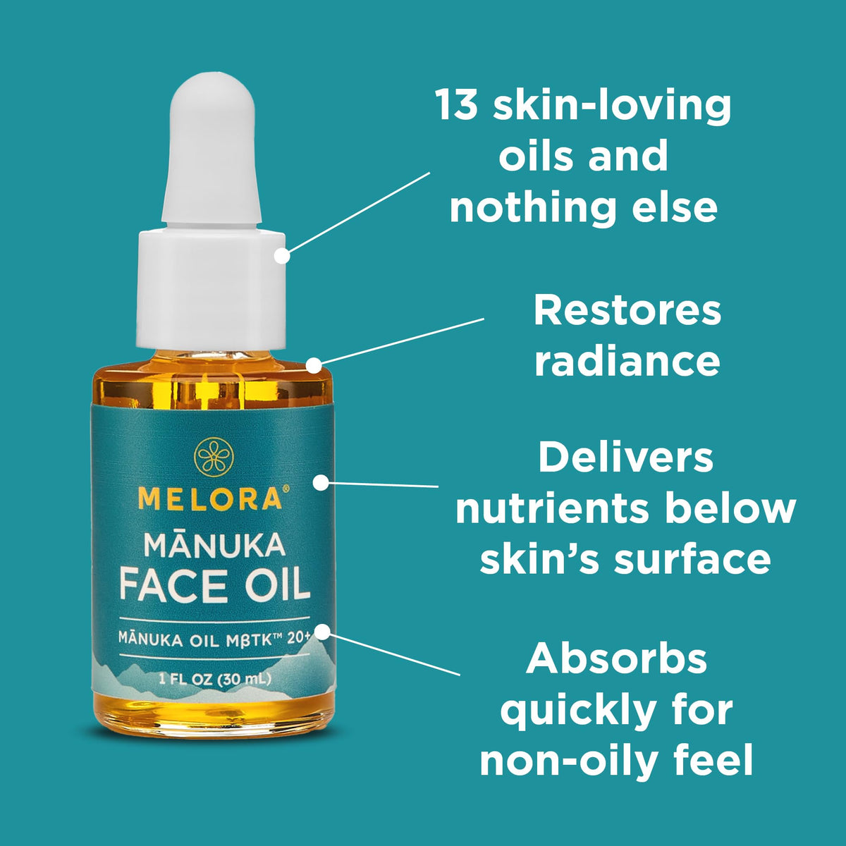 Manuka Honey Moisturizing Face Cream and Face Oil Bundle 1.7 oz I79989