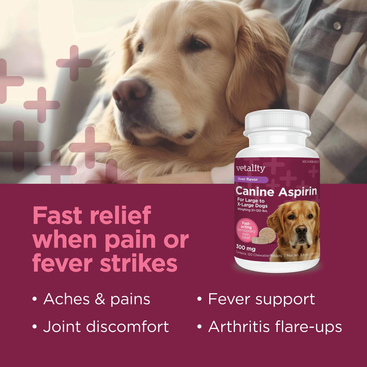 Canine Aspirin 120 ct D557727