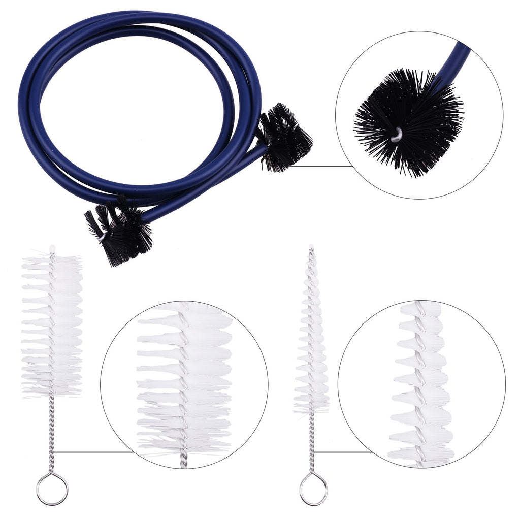 Trumpet Cleaning Care Kit Mouthpiece Brush Valve Flexible Brush Set V894
