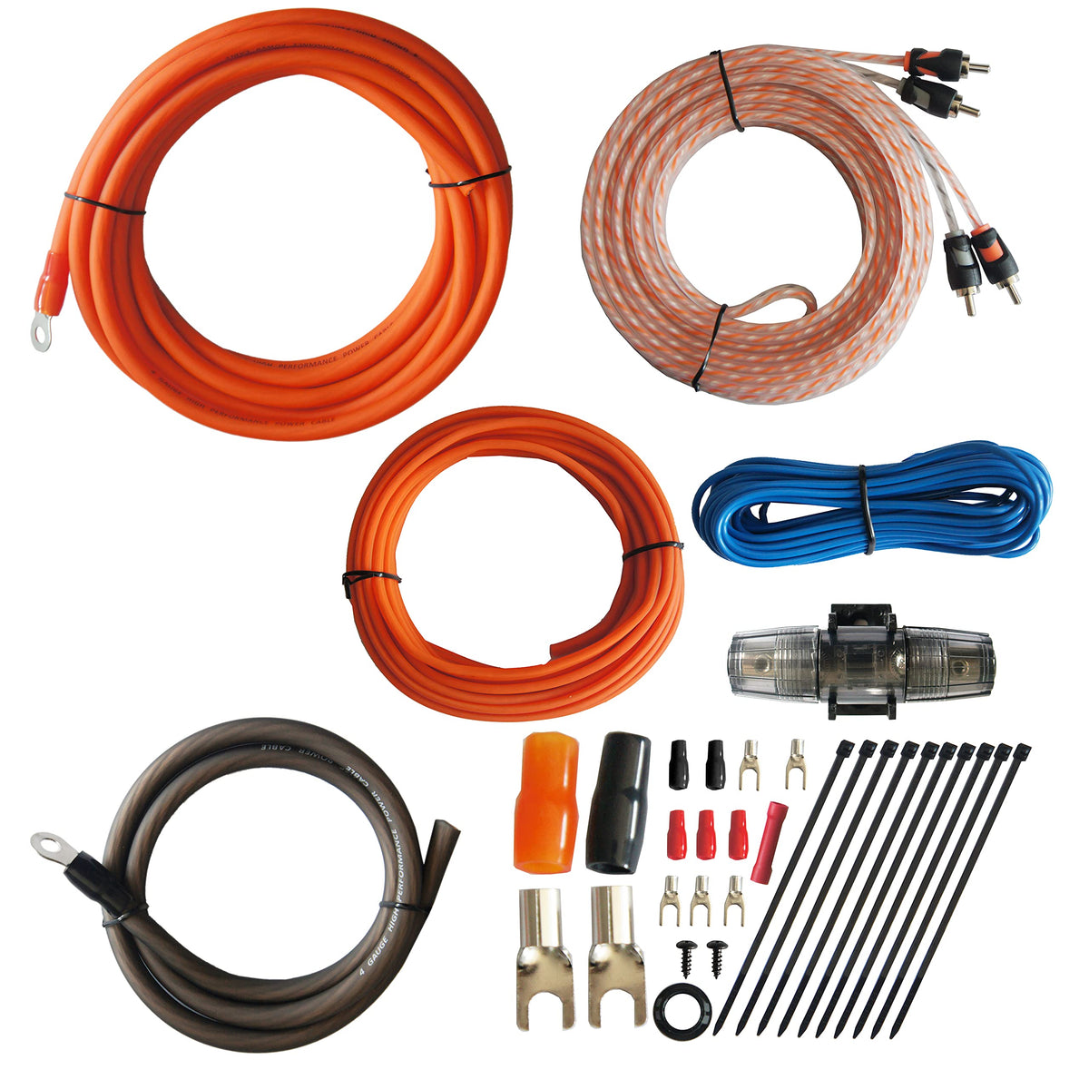 4 Gauge Car Audio Amplifier Wiring Kit Q578