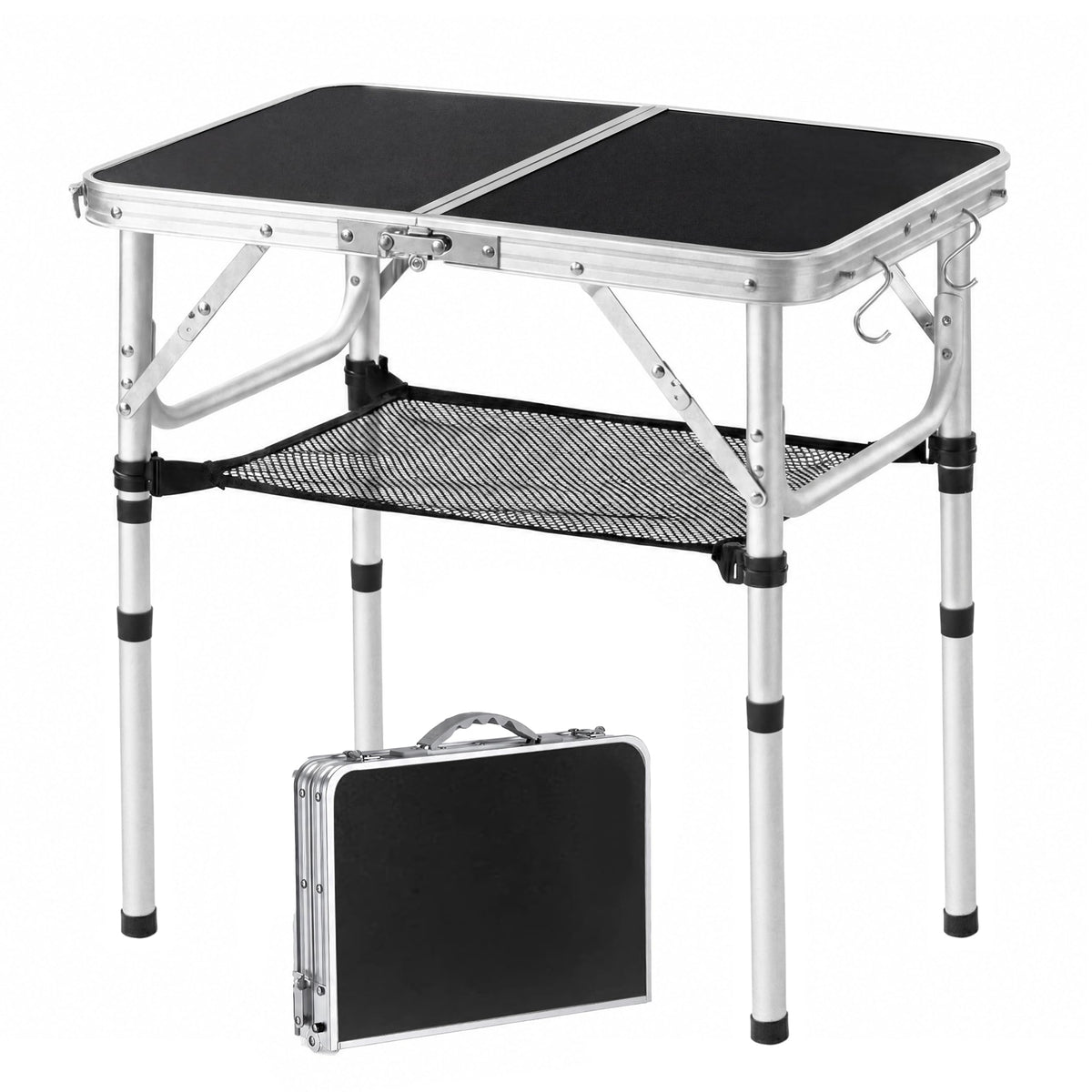 Small Folding Table 2ft with Mesh Holder Y93050