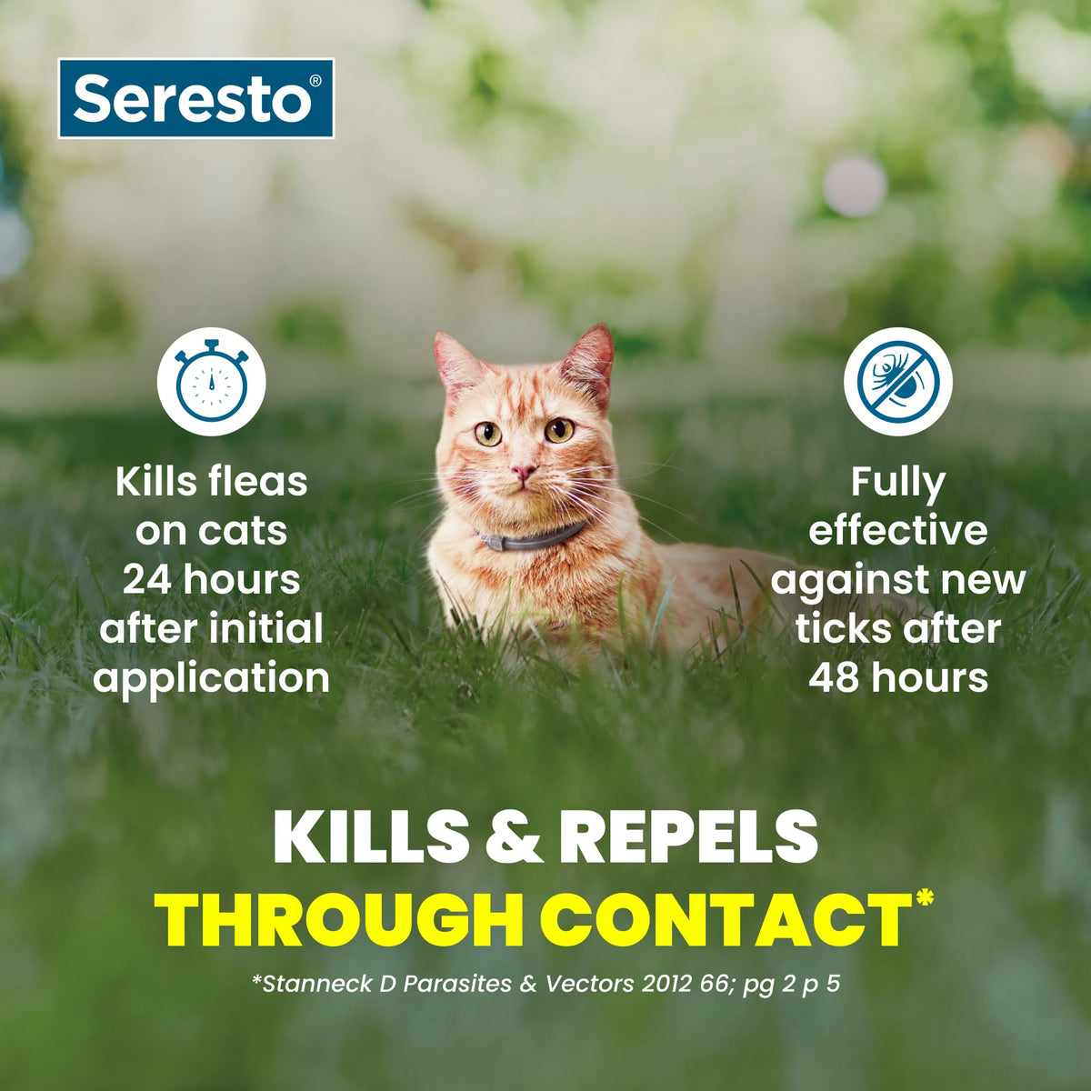 Flea & Tick Treatment & Prevention Collar for Cats X7825