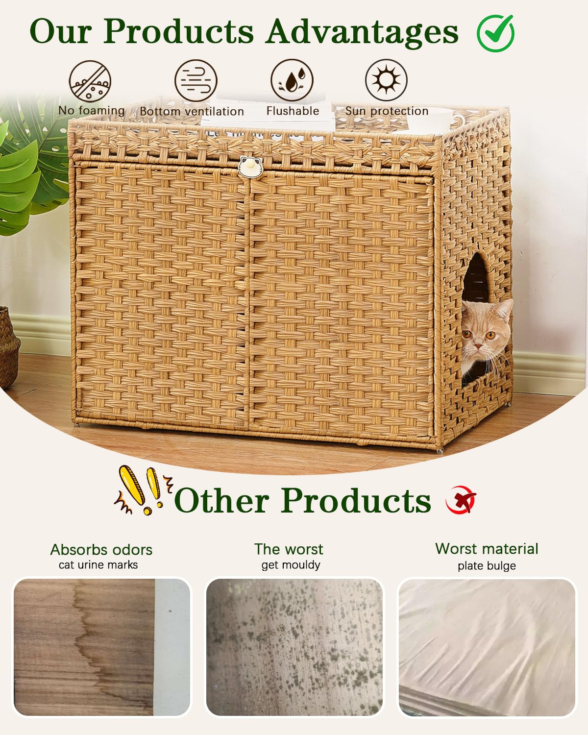 Cat Litter Box Enclosure S355507