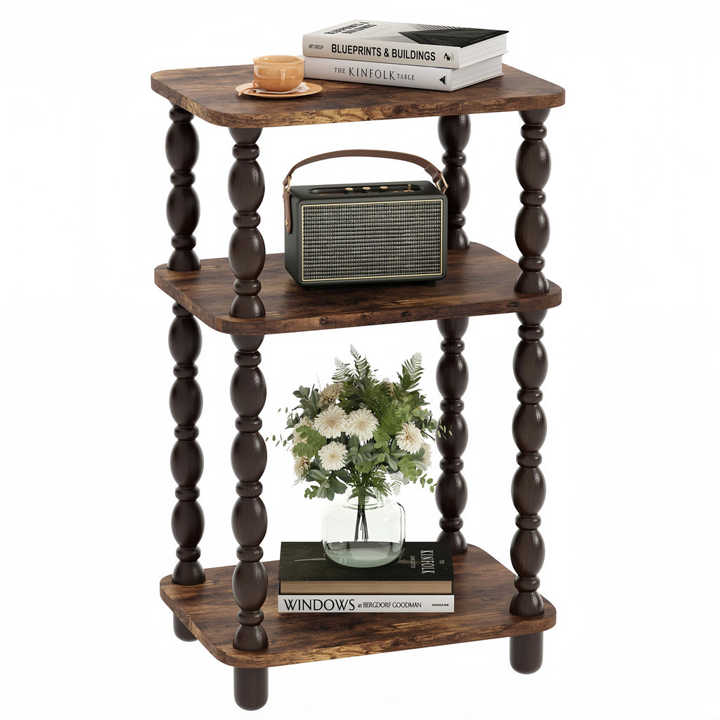 3-Tier Narrow End Table W8452