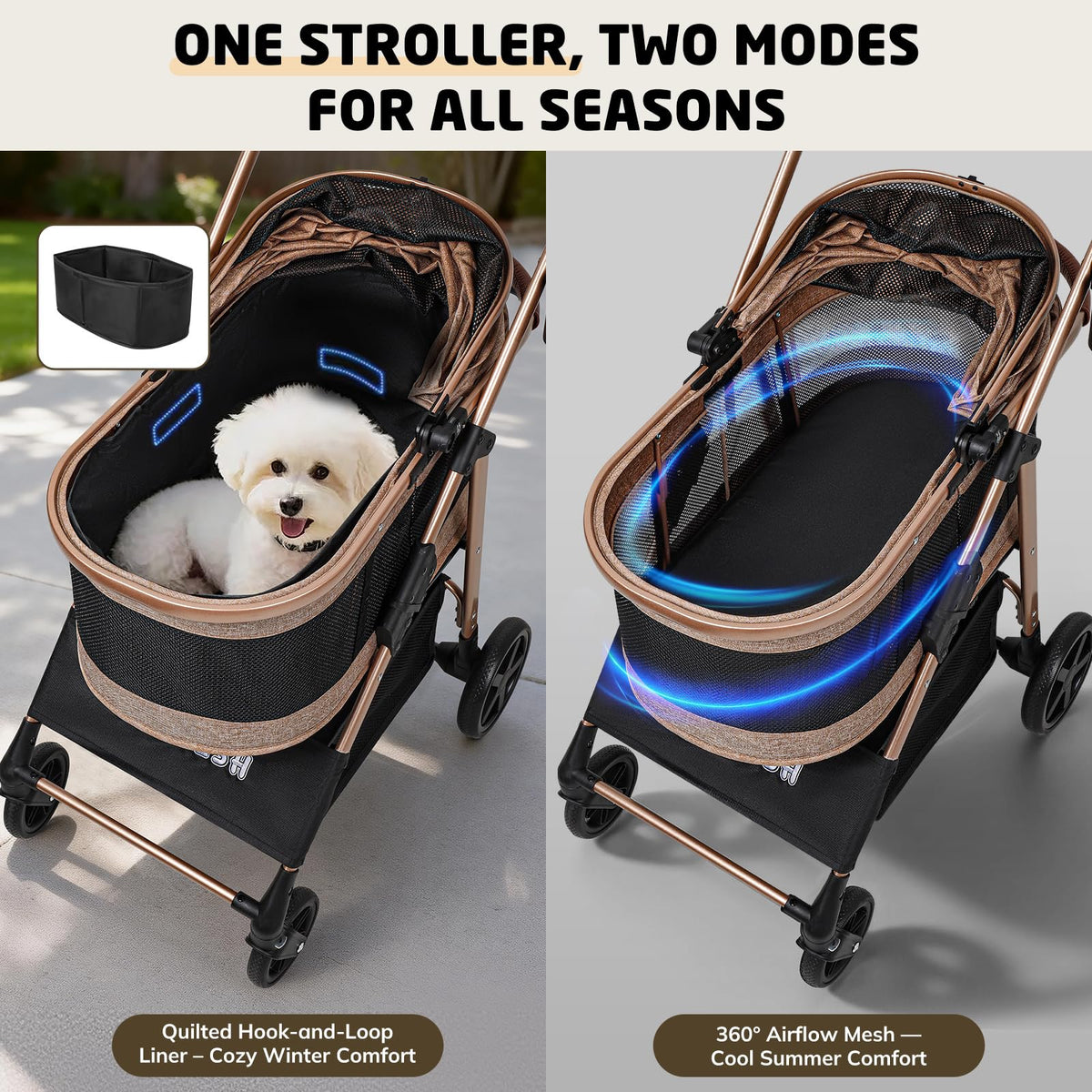 Foldable Pet Stroller V21478