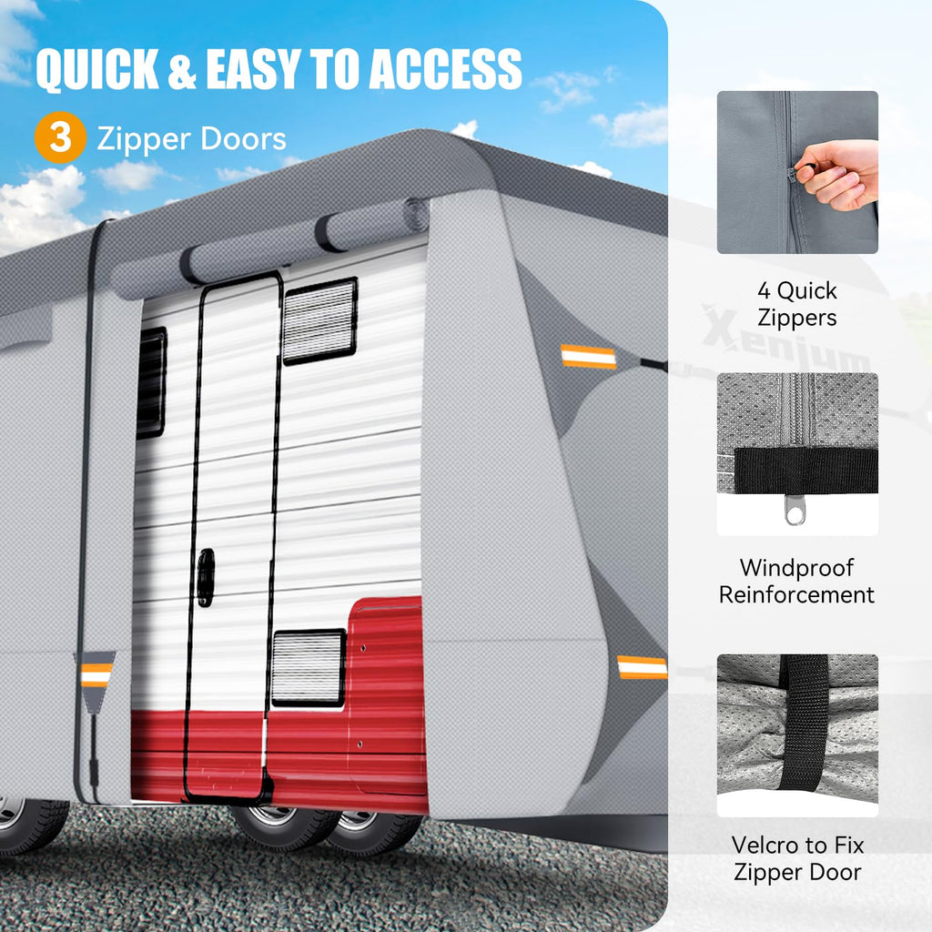 14-16 ft 8 Layers Heavy Duty RV Cover D18239