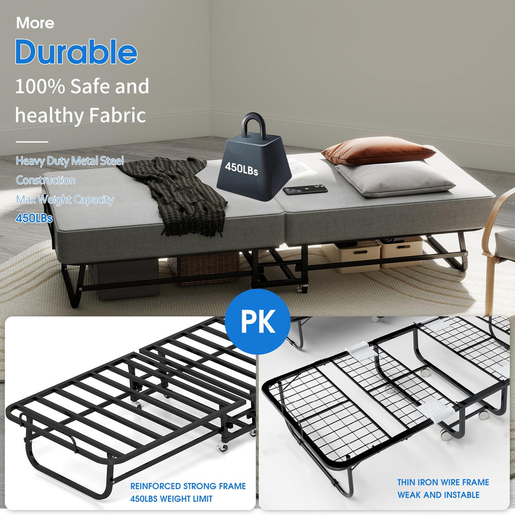 Folding Bed with Mattress J62216