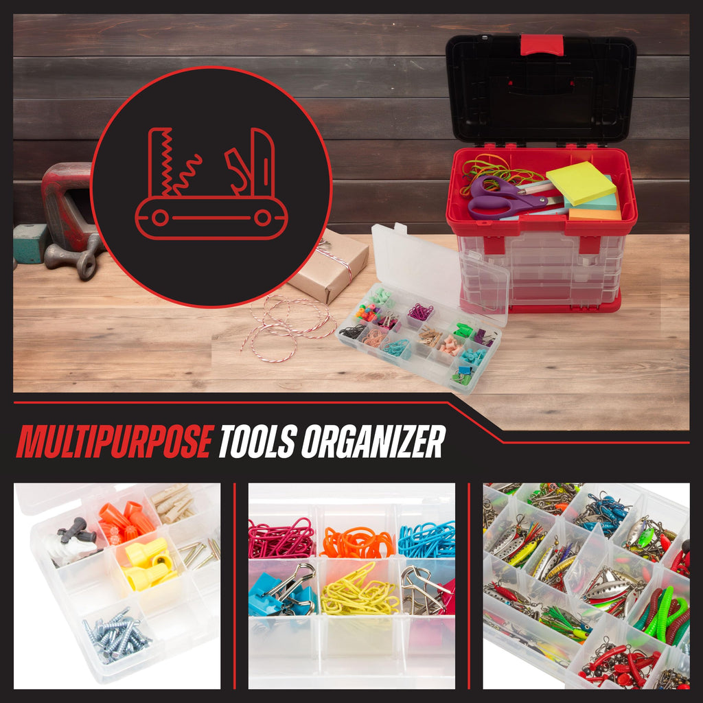 Portable Tool Box Small Parts Organizer with Drawers B675