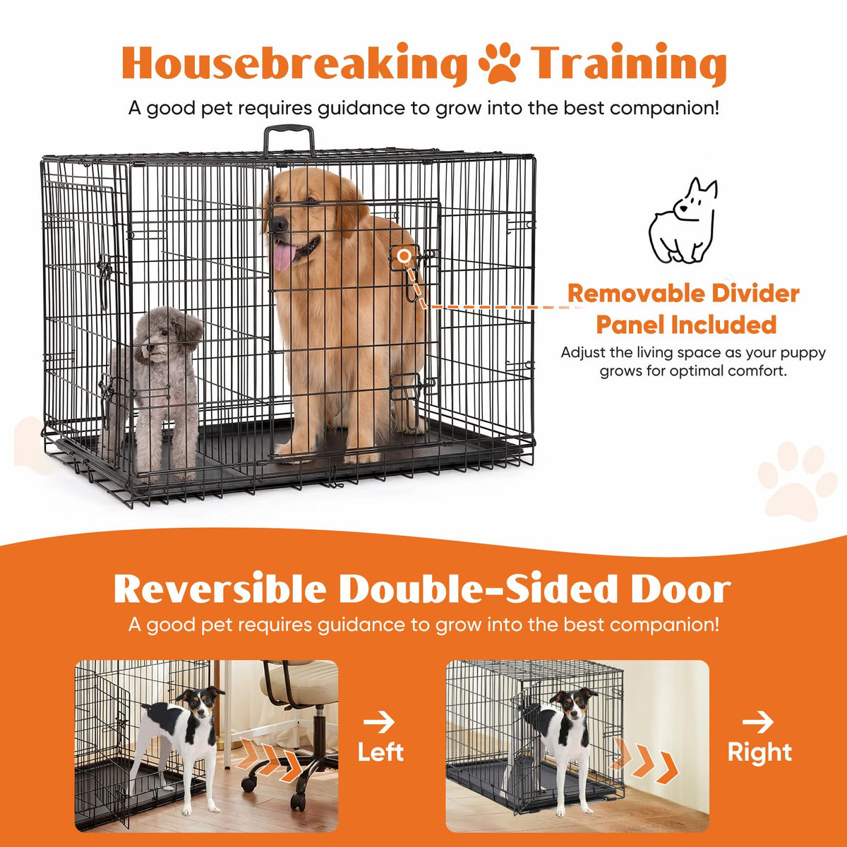 36 Inch Foldable Dog Crate D9076