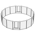 Heavy-Duty Iron Exercise-Pen System Portable Yard Camping Kennel Alternative F442