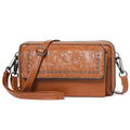 Women's Mini PU Leather Crossbody Phone Bag H529