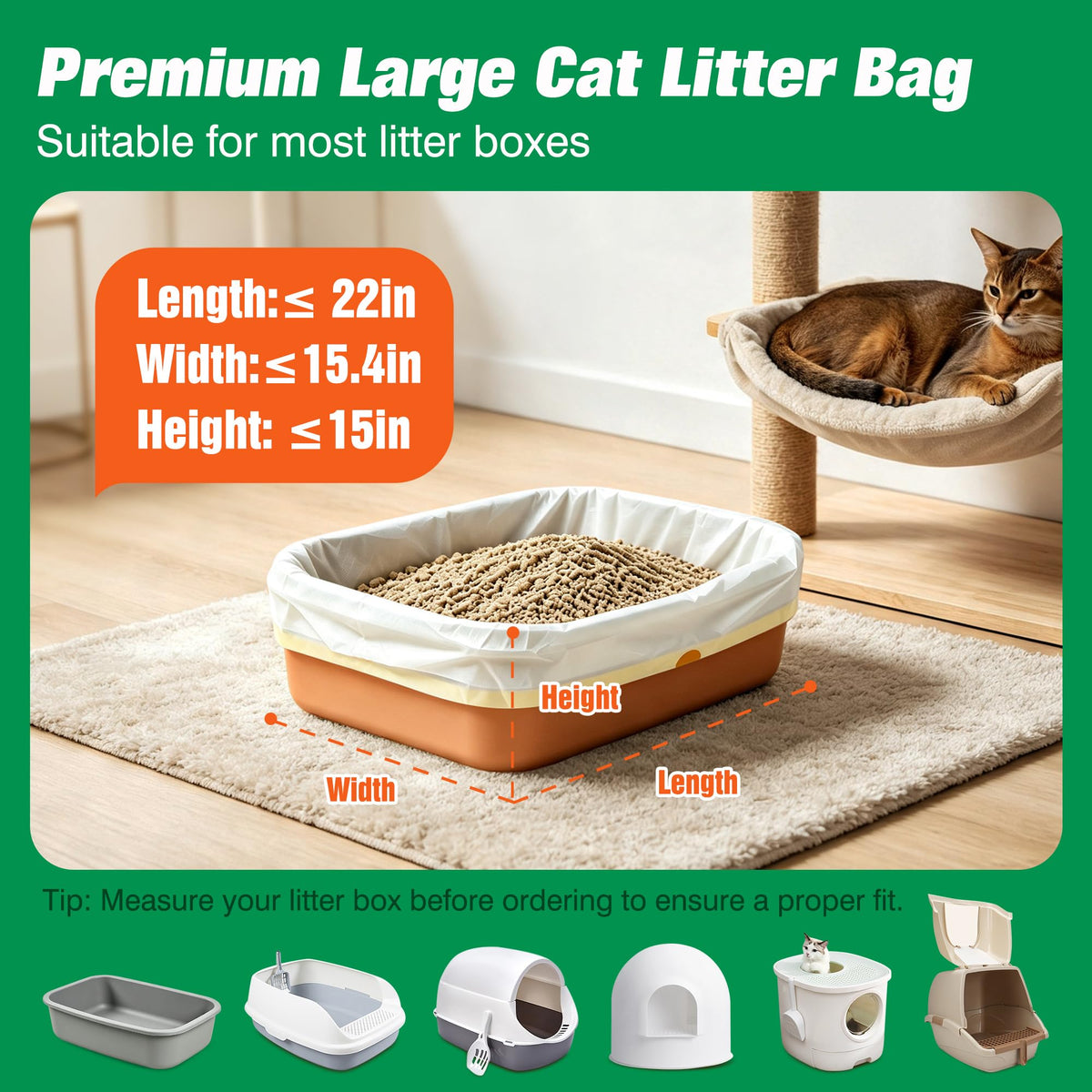 Sifting Litter Box Liners 14 Count T154