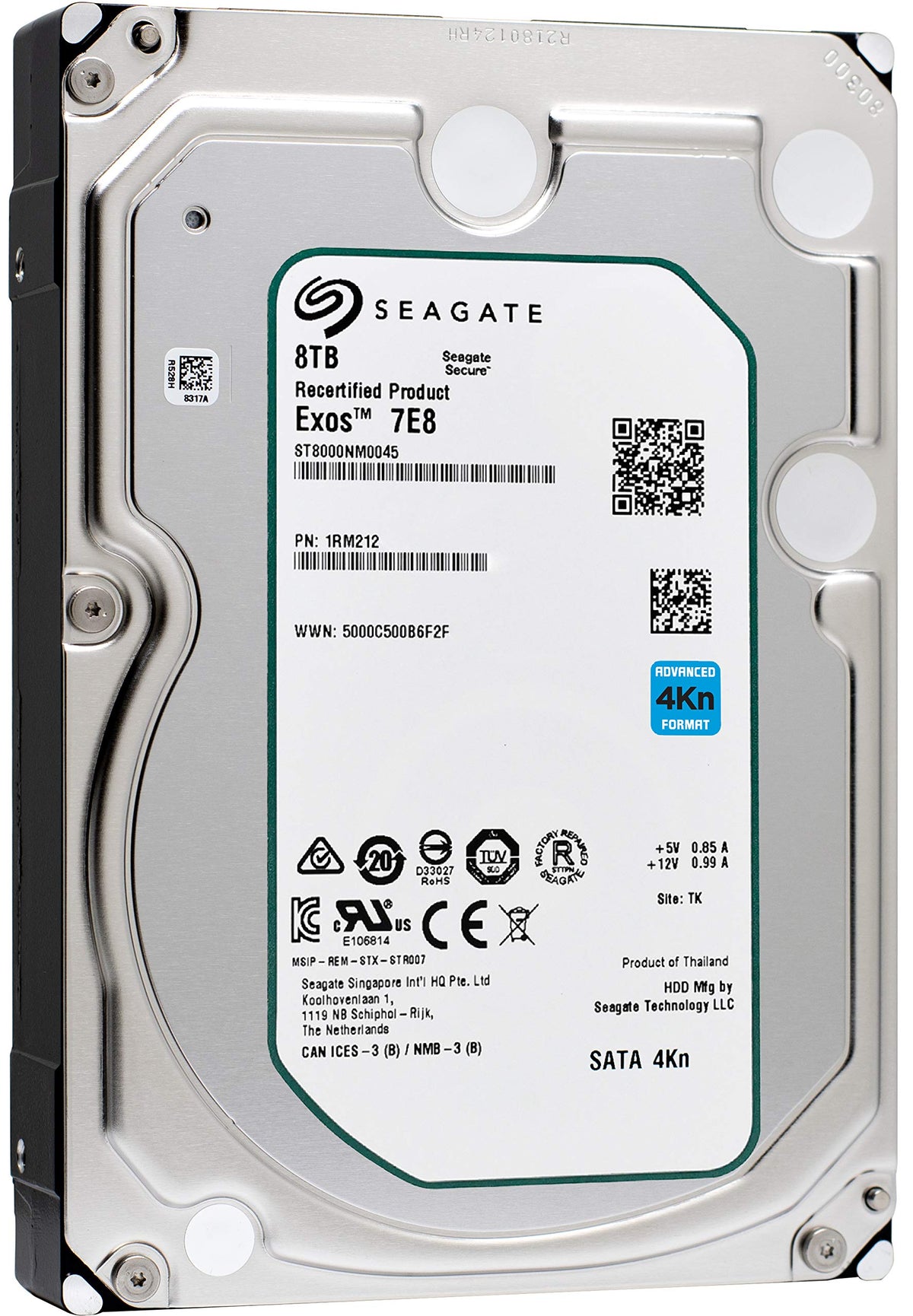 8TB 7200 RPM SATA 3.5-Inch Enterprise Hard Disk Drive T727